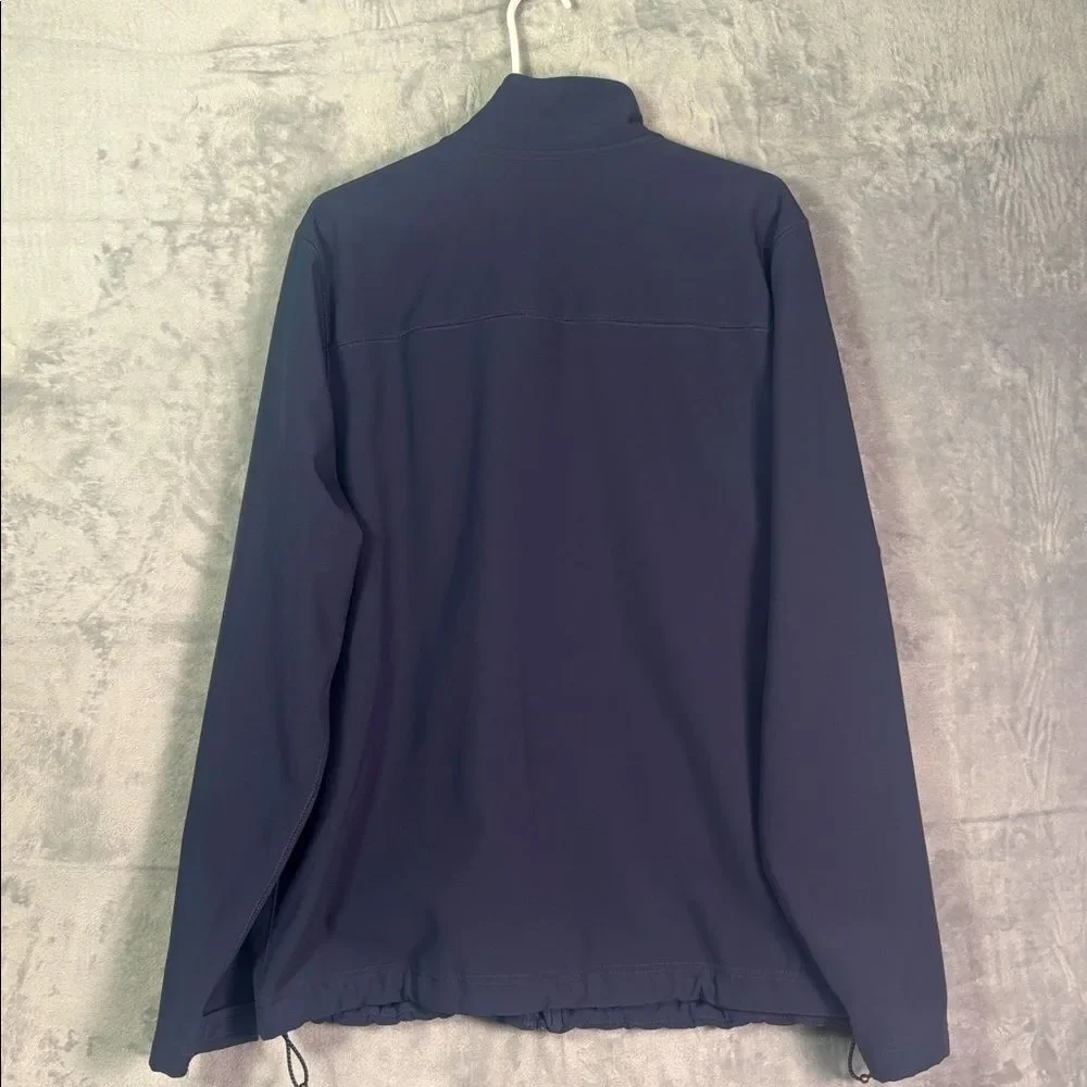 L.L. Bean Navy Full Zip Fleece Lined Jacket Size Large